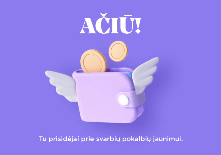Jaunimo linija - ačiū